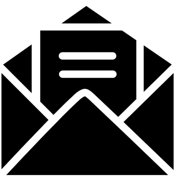 open envelope with letter 318 35337